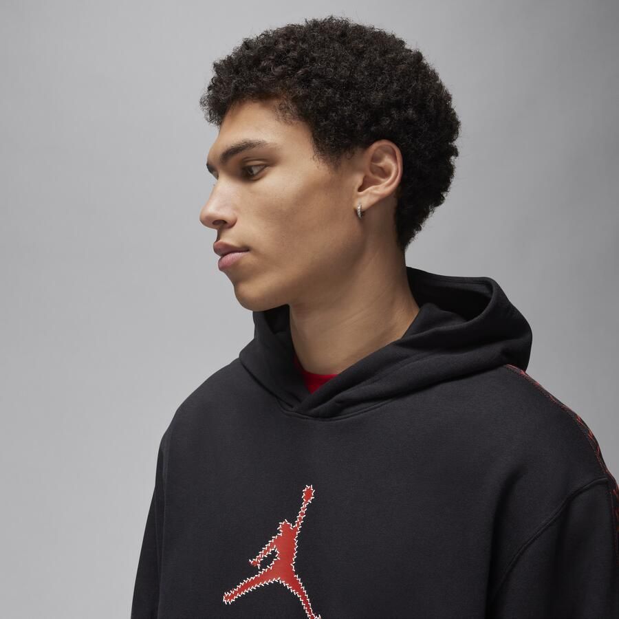 Jordan Flight MVP fleecehoodie voor heren Zwart