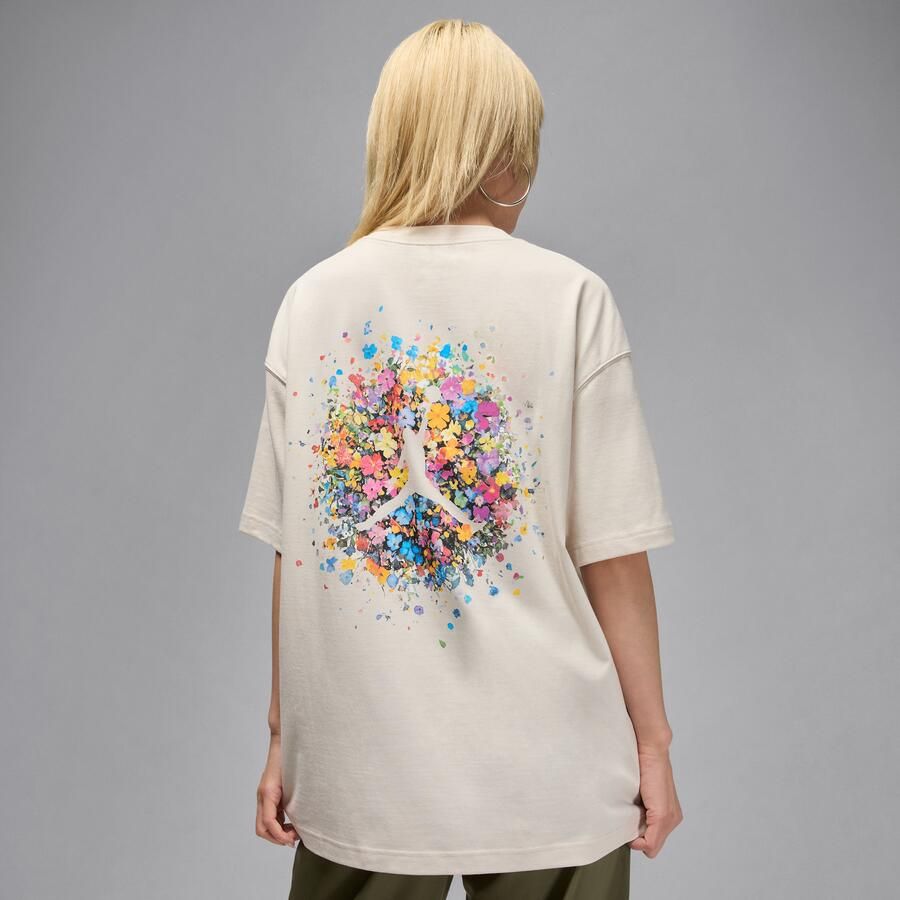 Jordan Flight oversized T-shirt met graphic voor dames Bruin