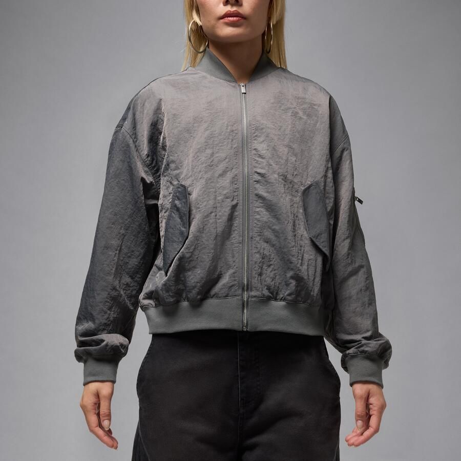 Jordan Flight Renegade Damesjack Grijs - Foto 3