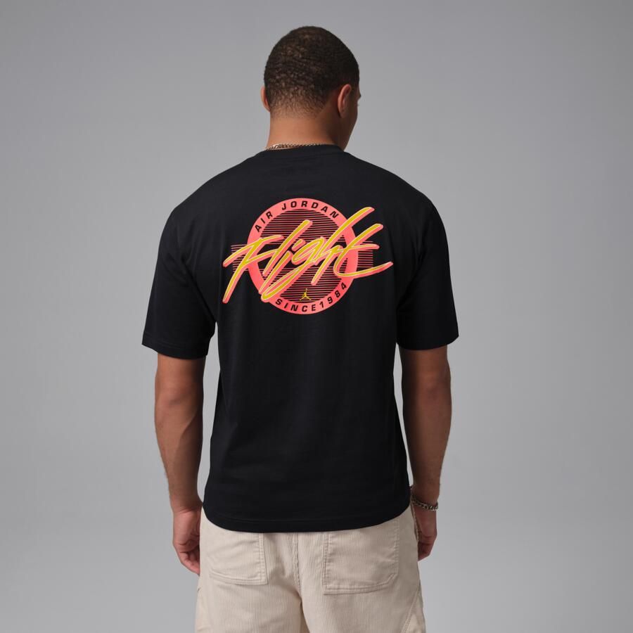 Jordan Flight T-shirt heren Zwart - Foto 4