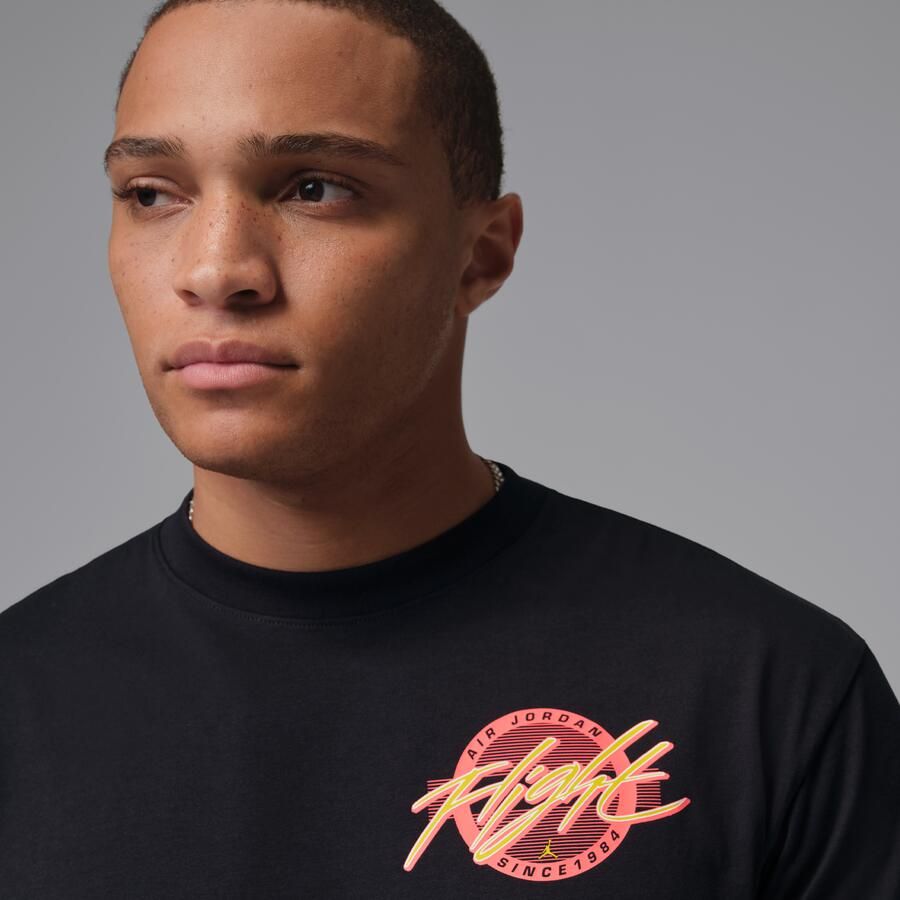 Jordan Flight T-shirt heren Zwart - Foto 2