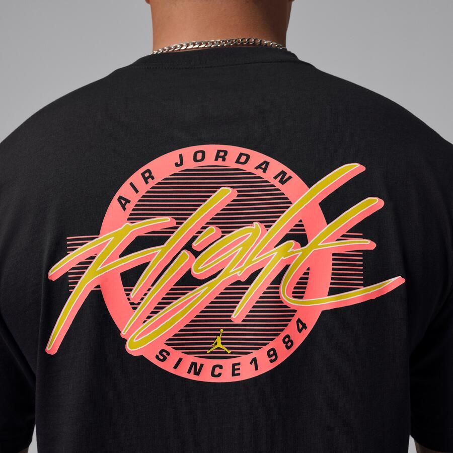 Jordan Flight T-shirt heren Zwart - Foto 3