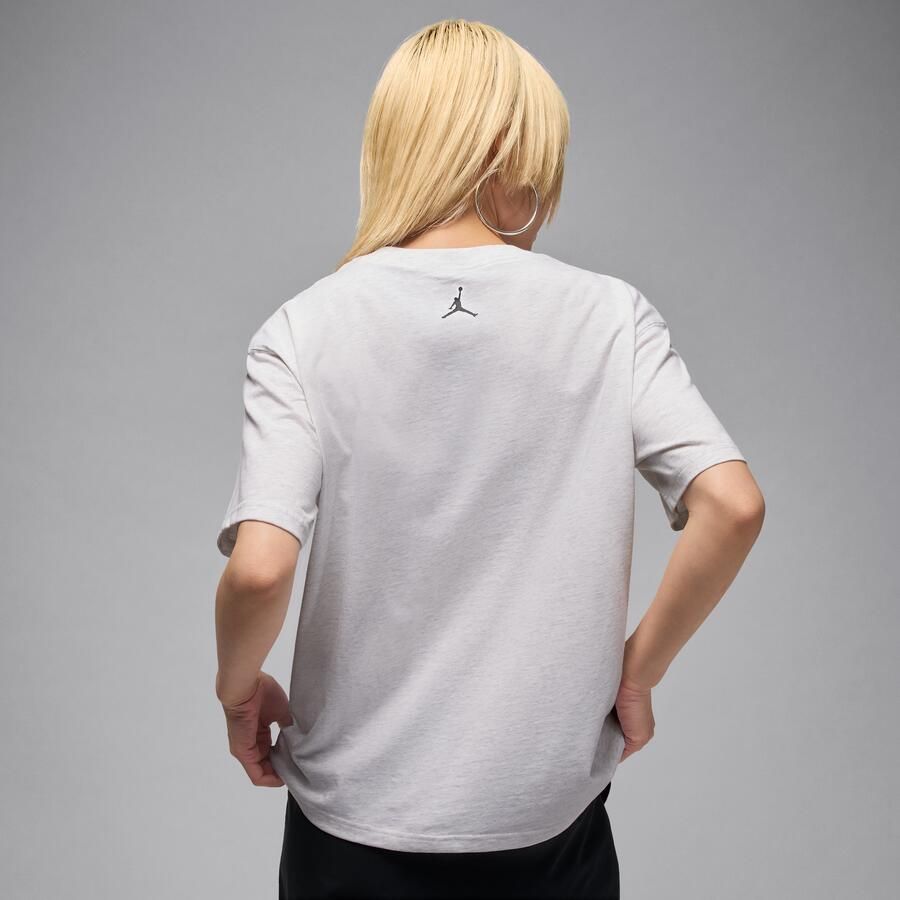 Jordan Flight T-shirt met graphic voor dames Bruin