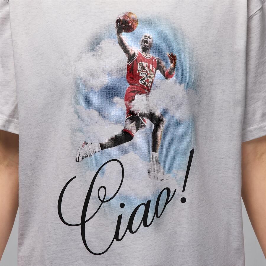Jordan Flight T-shirt met graphic voor dames Bruin - Foto 3