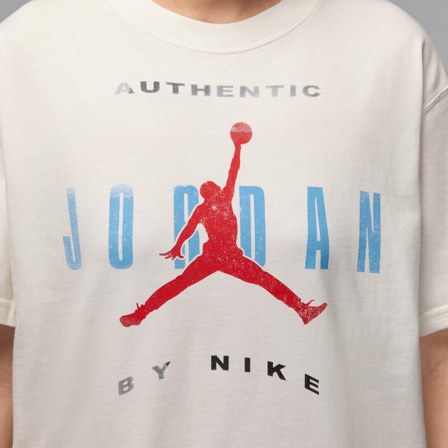 Jordan Flight T-shirt met graphic voor dames Wit - Foto 3