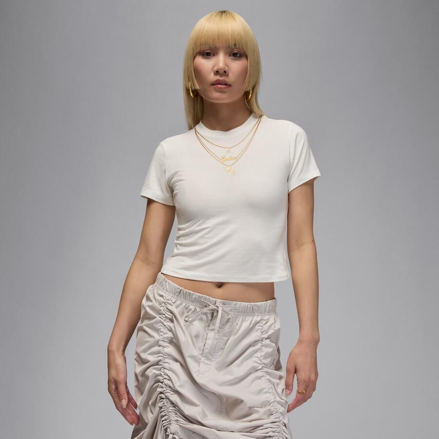 Jordan Flight T-shirt met graphic voor dames Wit - Foto 4