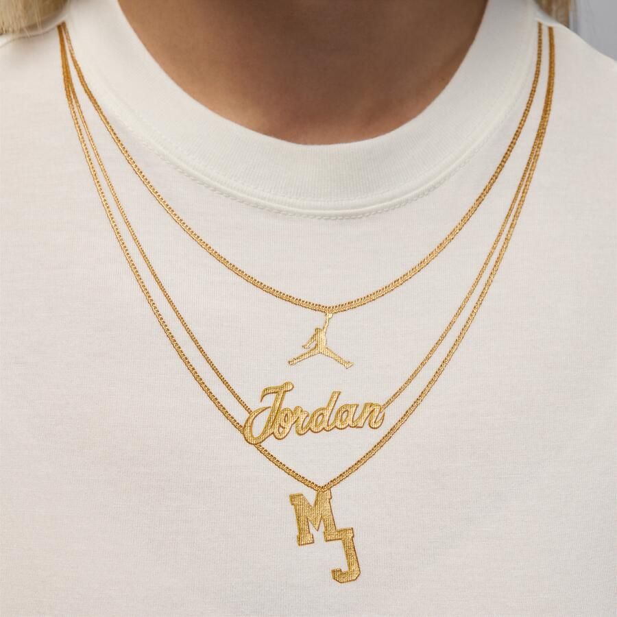 Jordan Flight T-shirt met graphic voor dames Wit - Foto 3