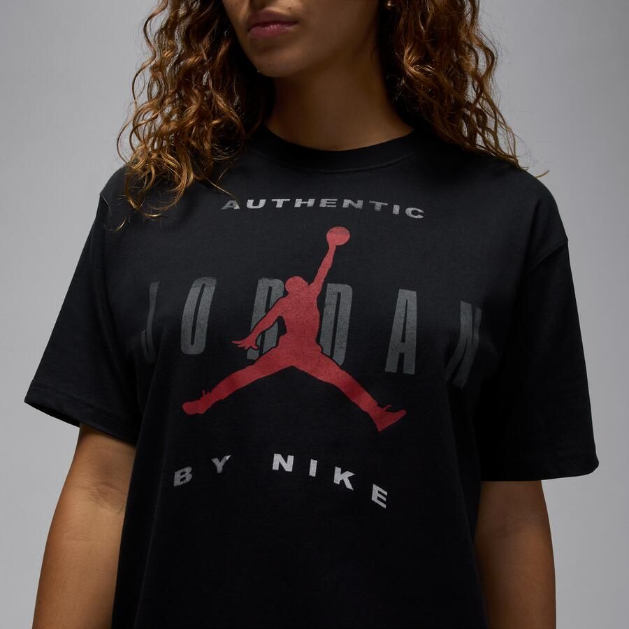 Jordan Flight T-shirt met graphic voor dames Zwart - Foto 3