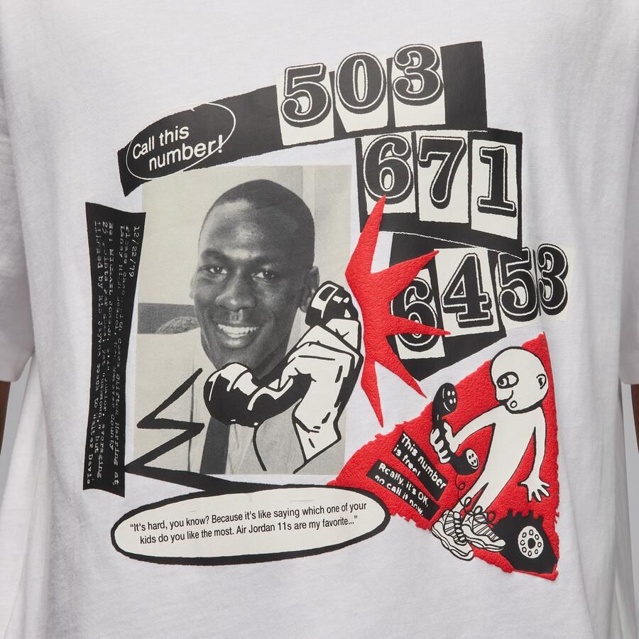 Jordan Flight T-shirt voor dames Wit - Foto 3