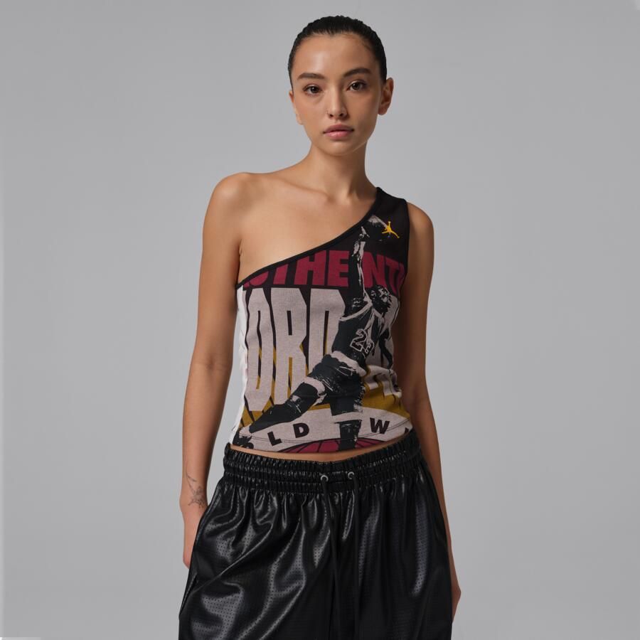 Jordan Flight tanktop met graphic voor dames Wit - Foto 4
