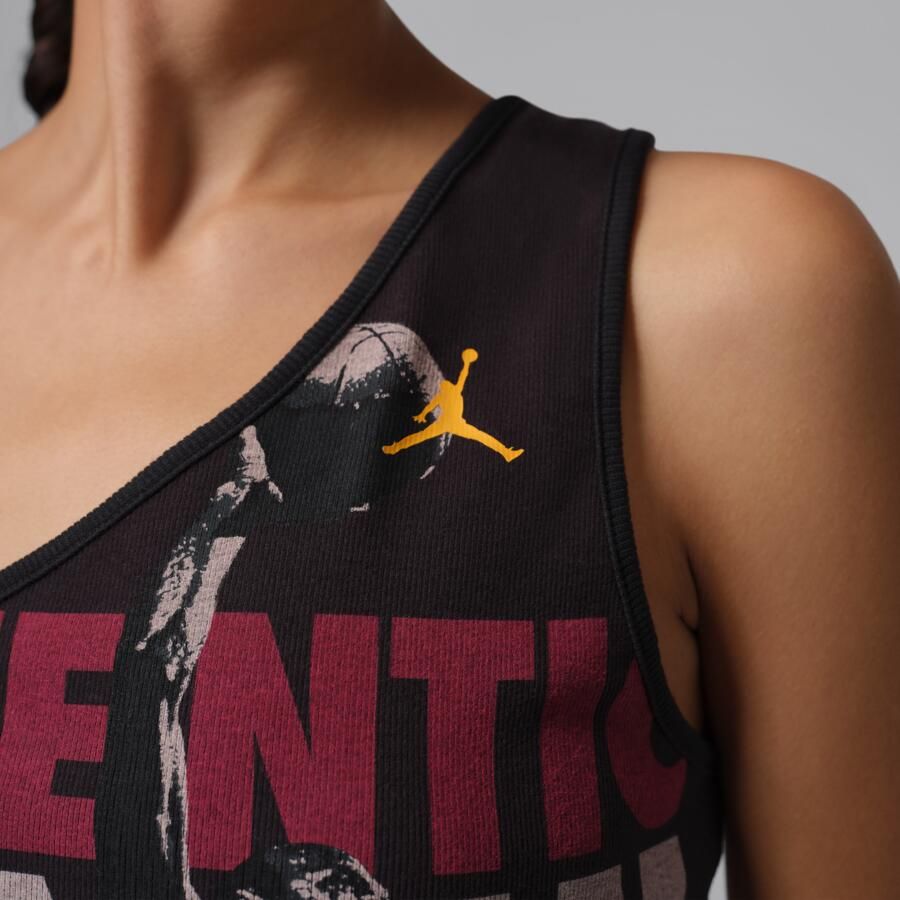 Jordan Flight tanktop met graphic voor dames Wit - Foto 3