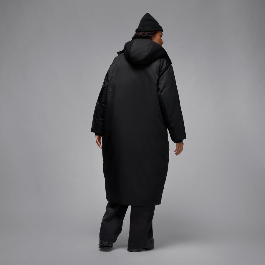 Jordan Flight Therma-FIT oversized damesparka van dons Zwart