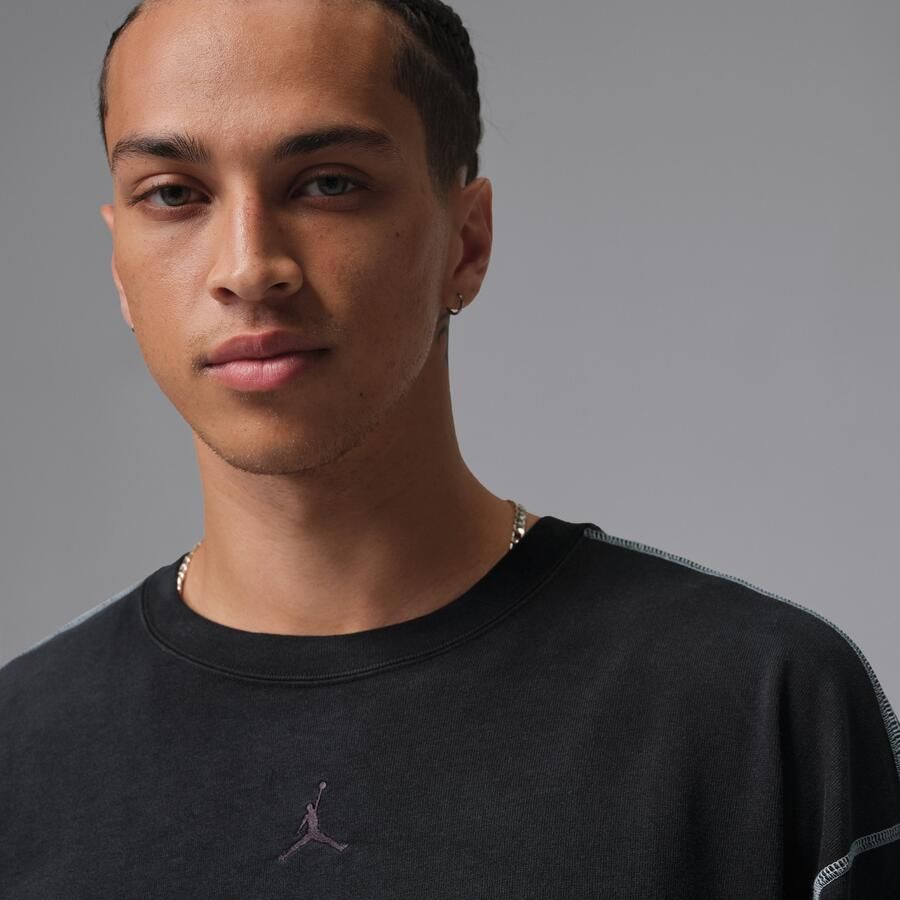 Jordan Flight top van zware kwaliteit met lange mouwen voor heren Zwart - Foto 2