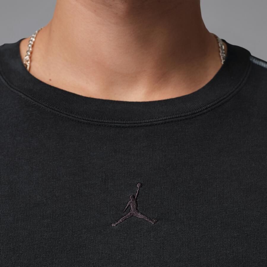 Jordan Flight top van zware kwaliteit met lange mouwen voor heren Zwart - Foto 3