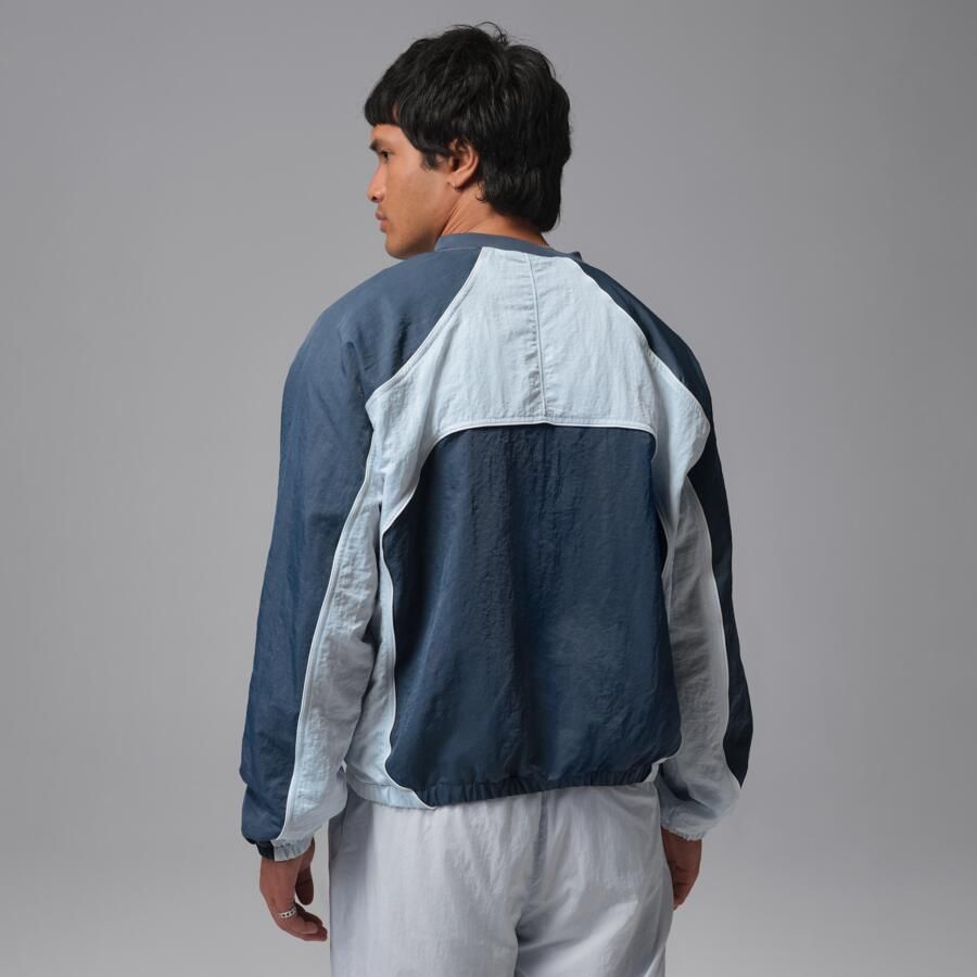 Jordan Flight warming-uptop met lange mouwen voor heren Blauw