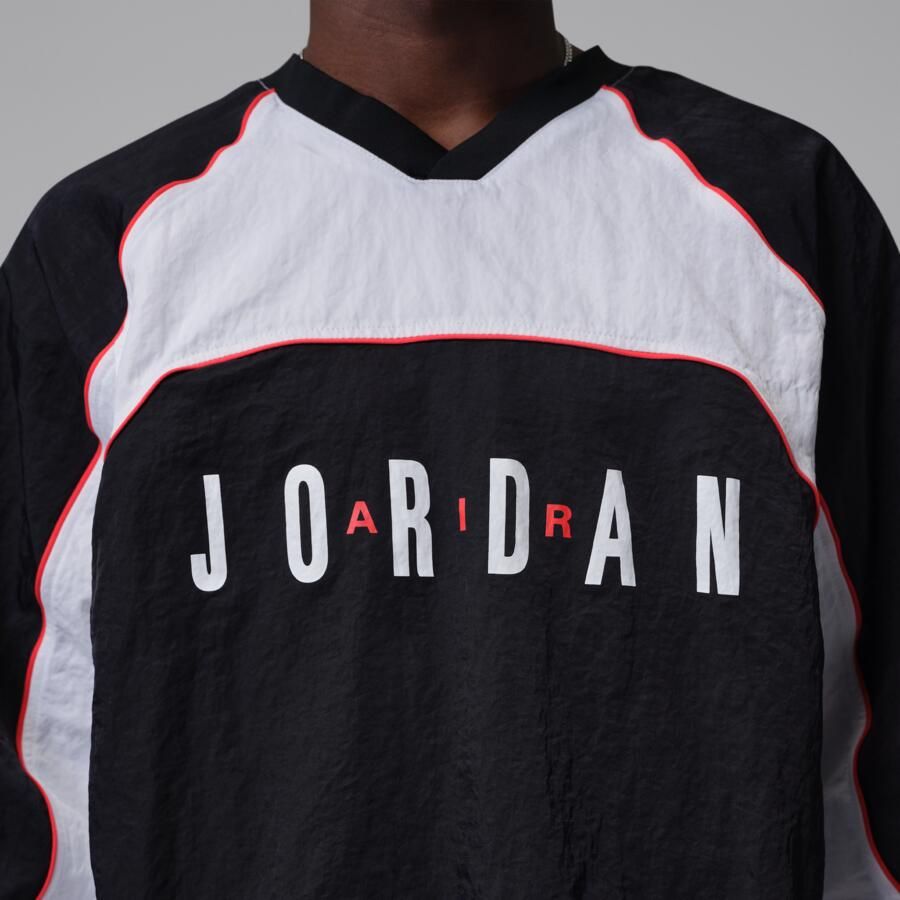 Jordan Flight warming-uptop met lange mouwen voor heren Zwart - Foto 3