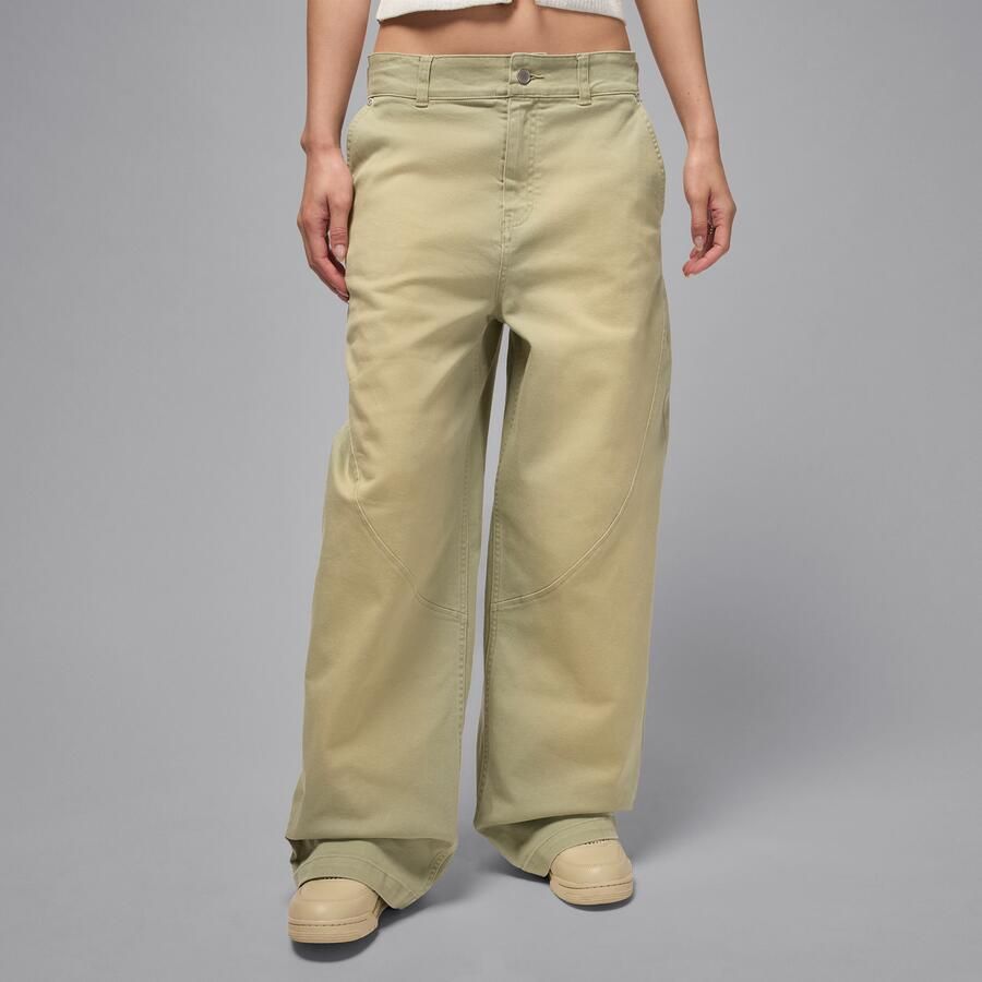 Jordan Flight '91 damesbroek met wijde pijpen Bruin - Foto 4