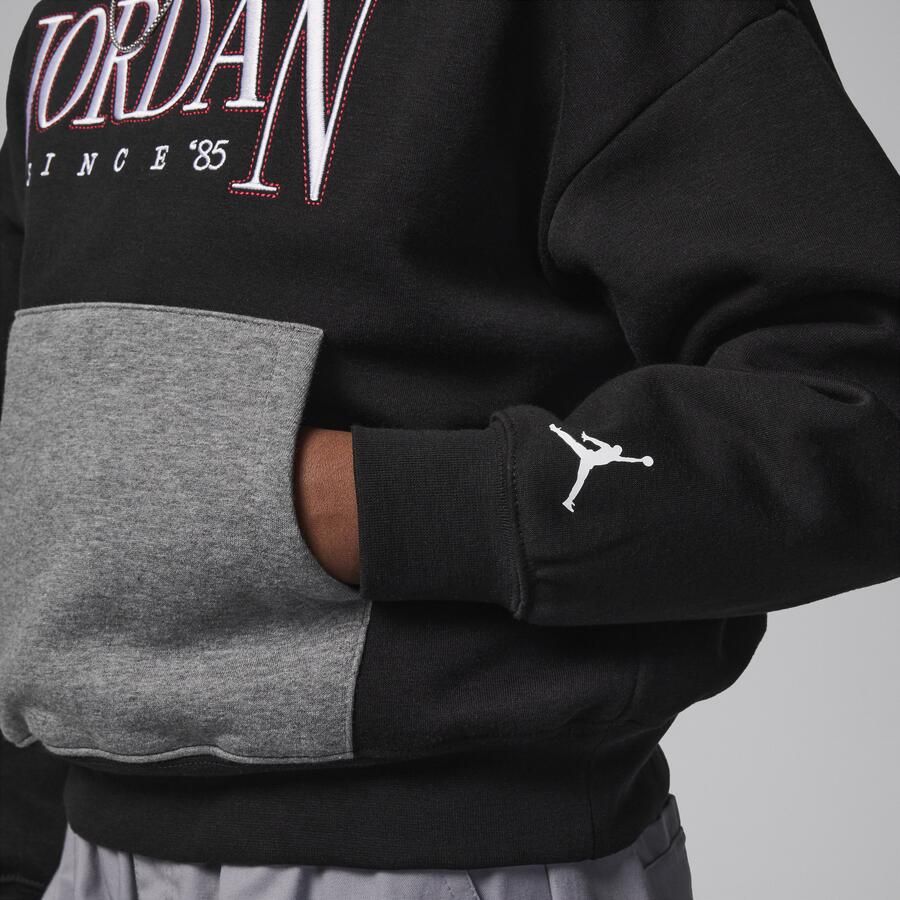 Jordan Fundamentals hoodie voor kids Zwart - Foto 2