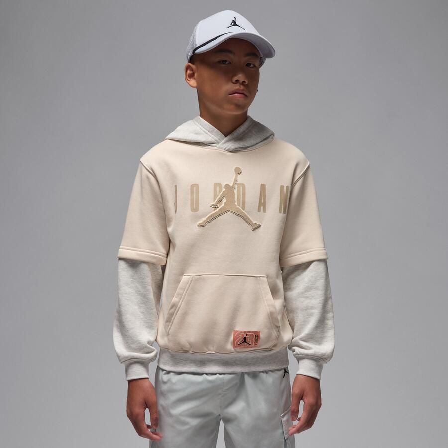 Jordan Future Flight hoodie voor kids Bruin - Foto 4