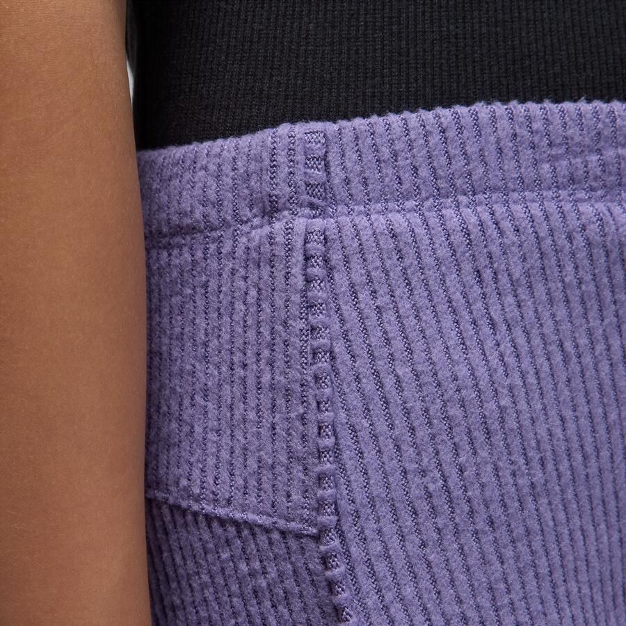 Jordan geribde bikeshorts voor kids Paars - Foto 3