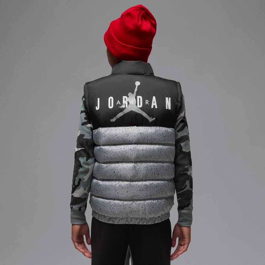 Jordan gewatteerde bodywarmer met vulling voor kids Grijs