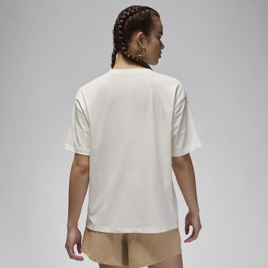 Jordan girlfriend T-shirt voor dames Wit - Foto 4