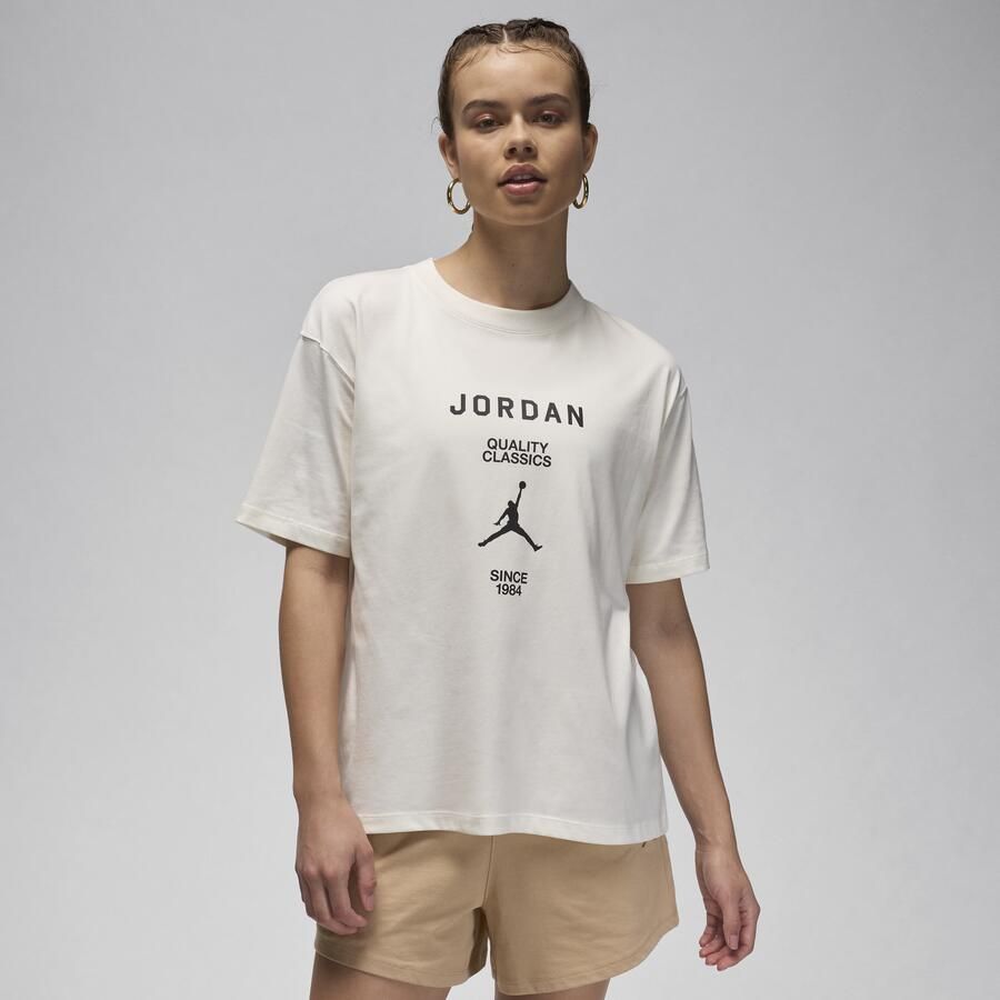 Jordan girlfriend T-shirt voor dames Wit - Foto 3