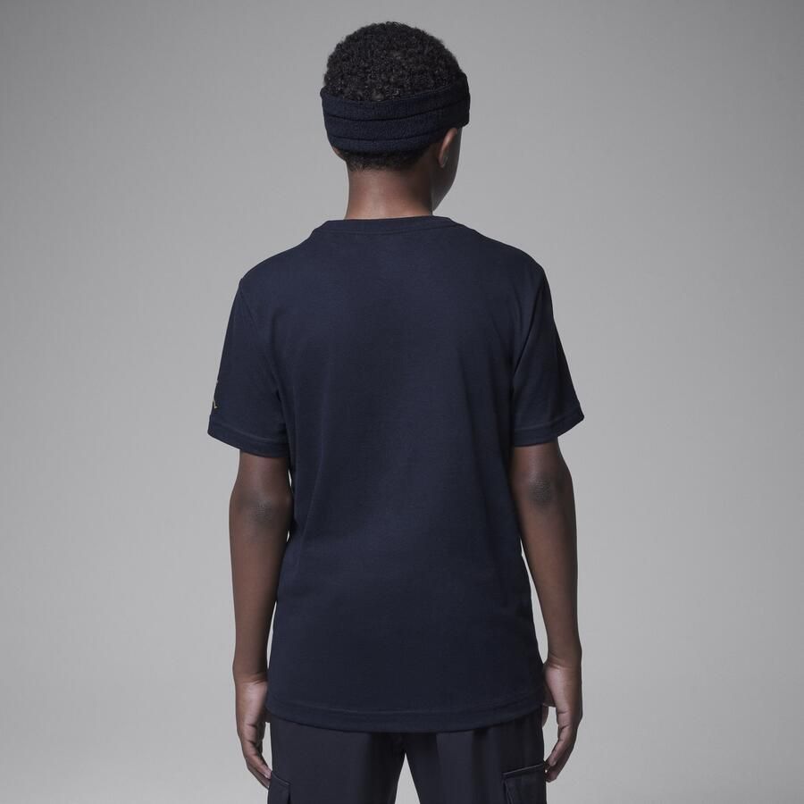 Jordan glanzend Jumpman T-shirt voor kids Zwart - Foto 4