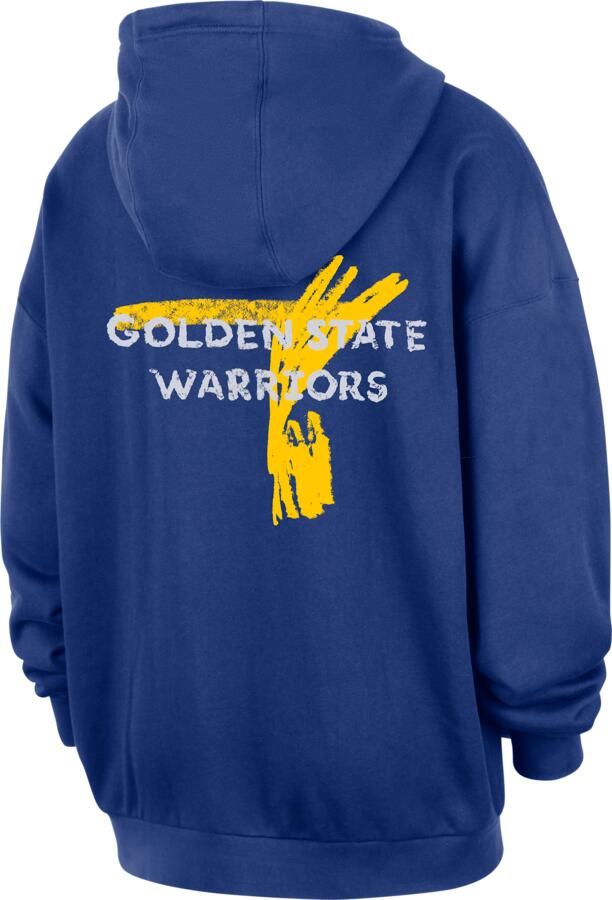 Jordan Golden State Warriors Courtside NBA Club Premium hoodie voor heren Blauw