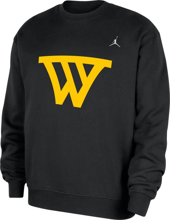 Jordan Golden State Warriors Statement Essentials NBA-sweatshirt van fleece met ronde hals voor heren Zwart - Foto 3