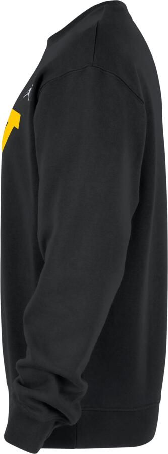 Jordan Golden State Warriors Statement Essentials NBA-sweatshirt van fleece met ronde hals voor heren Zwart - Foto 2