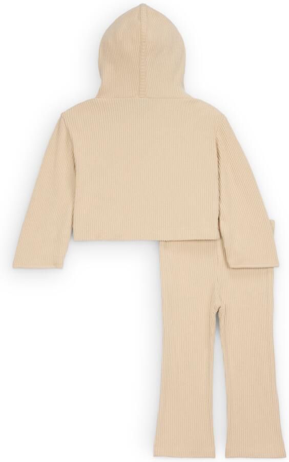 Jordan Heir To The Crown tweedelige geribbelde trui voor baby's (12-24 maanden) Bruin - Foto 2