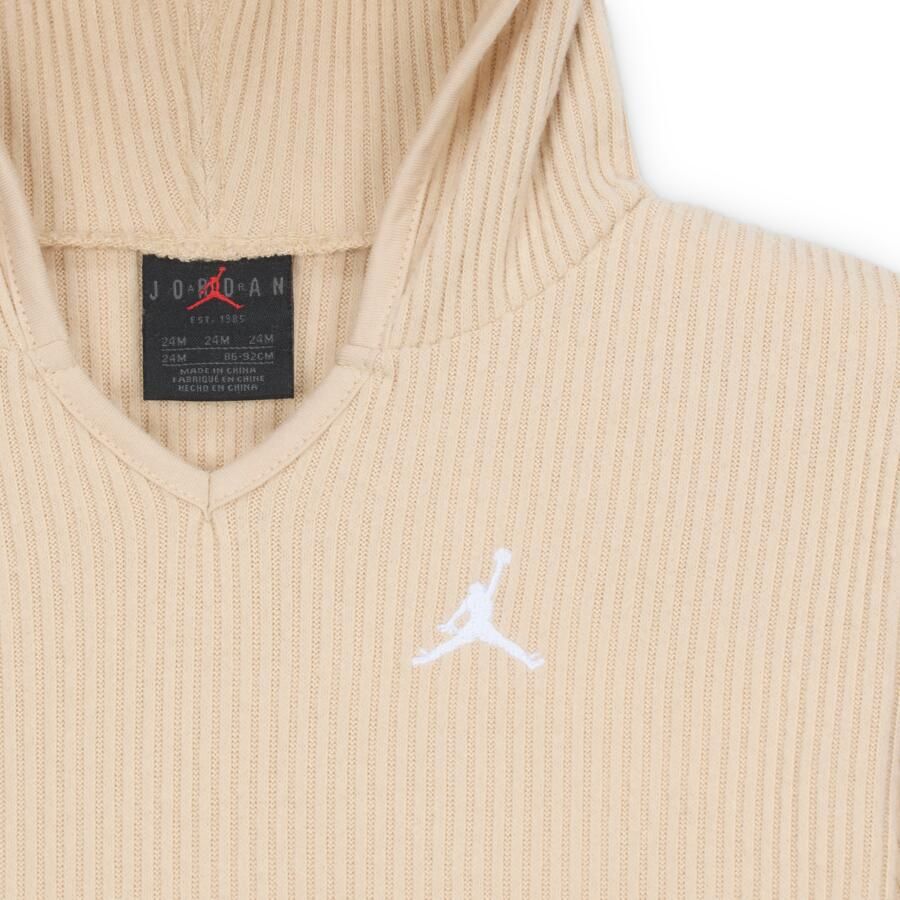 Jordan Heir To The Crown tweedelige geribbelde trui voor baby's (12-24 maanden) Bruin