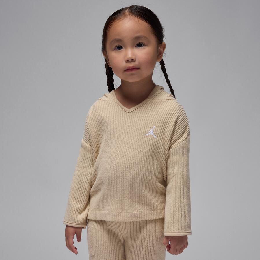 Jordan Heir To The Crown tweedelige geribbelde trui voor peuters Bruin - Foto 2