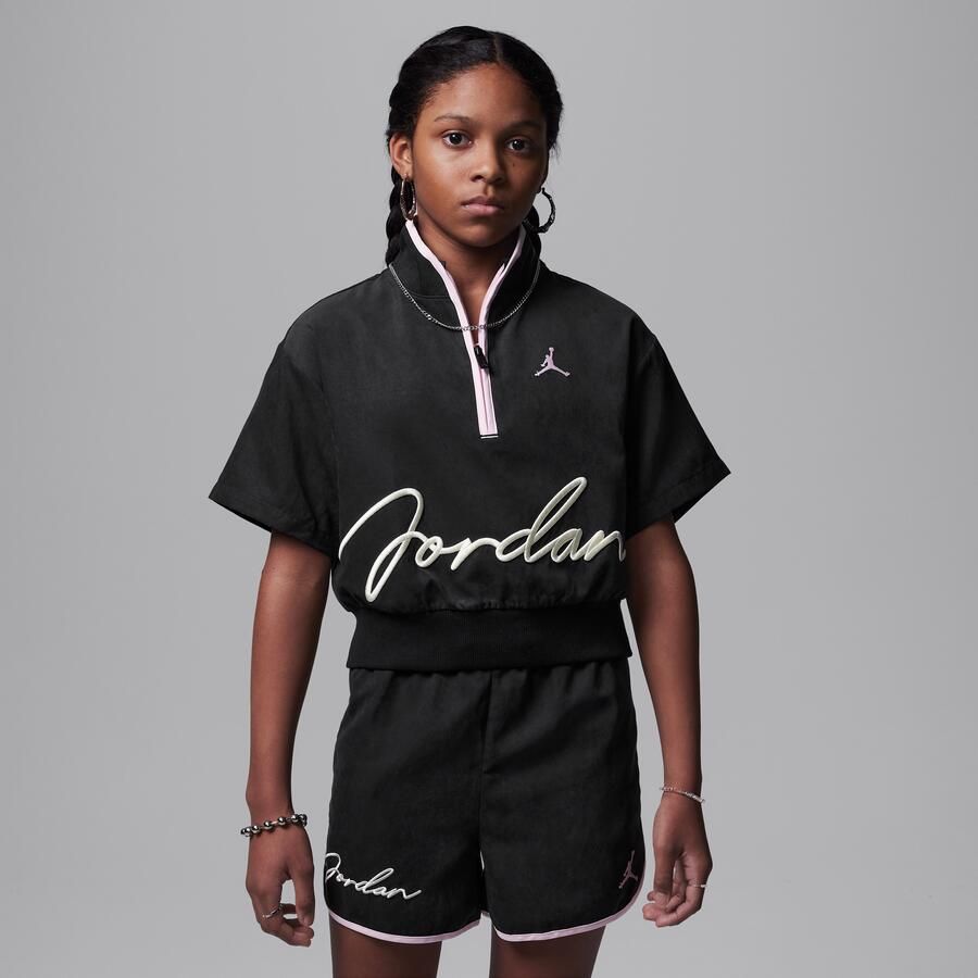 Jordan 'Hidden In Plain Sight' top met rits voor kleuters Zwart - Foto 4