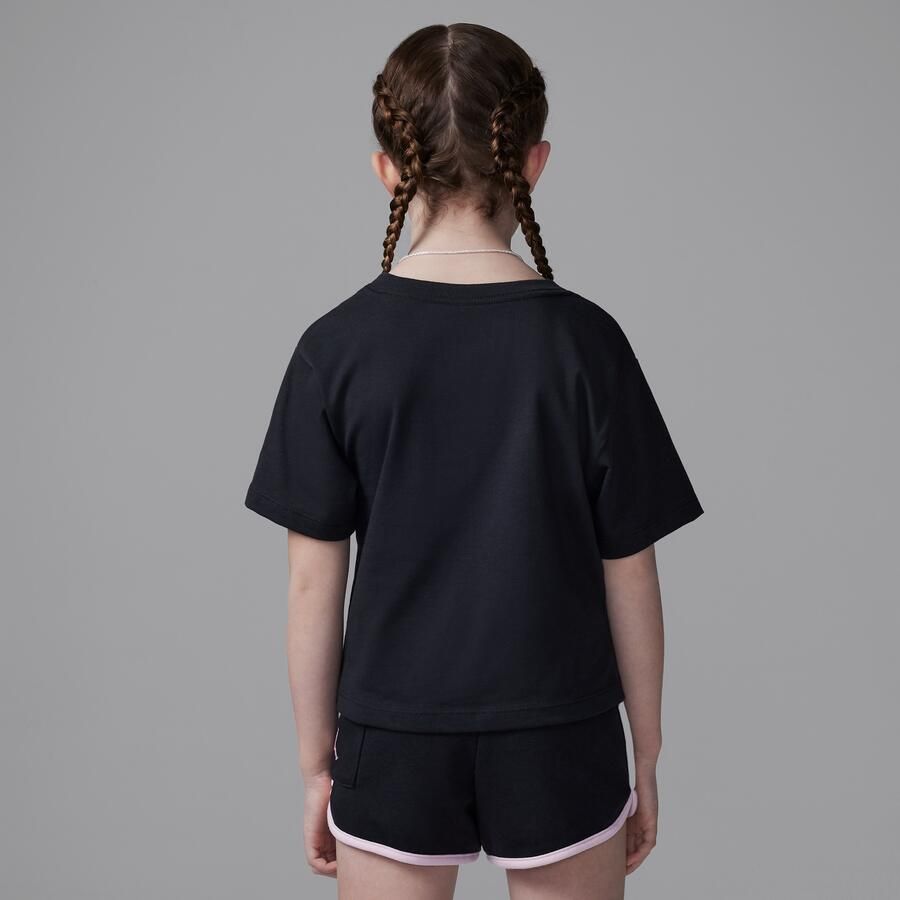 Jordan 'Hidden In Plain Sight' tweedelige shortsset voor kleuters Zwart