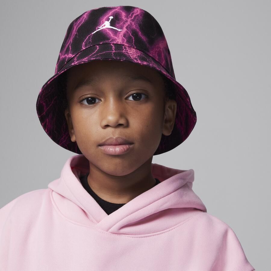 Jordan Icons vissershoedje voor kids Zwart - Foto 4