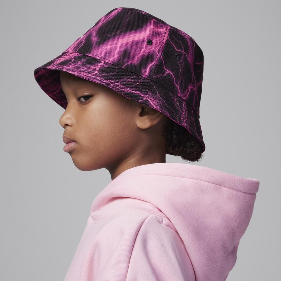 Jordan Icons vissershoedje voor kids Zwart - Foto 2