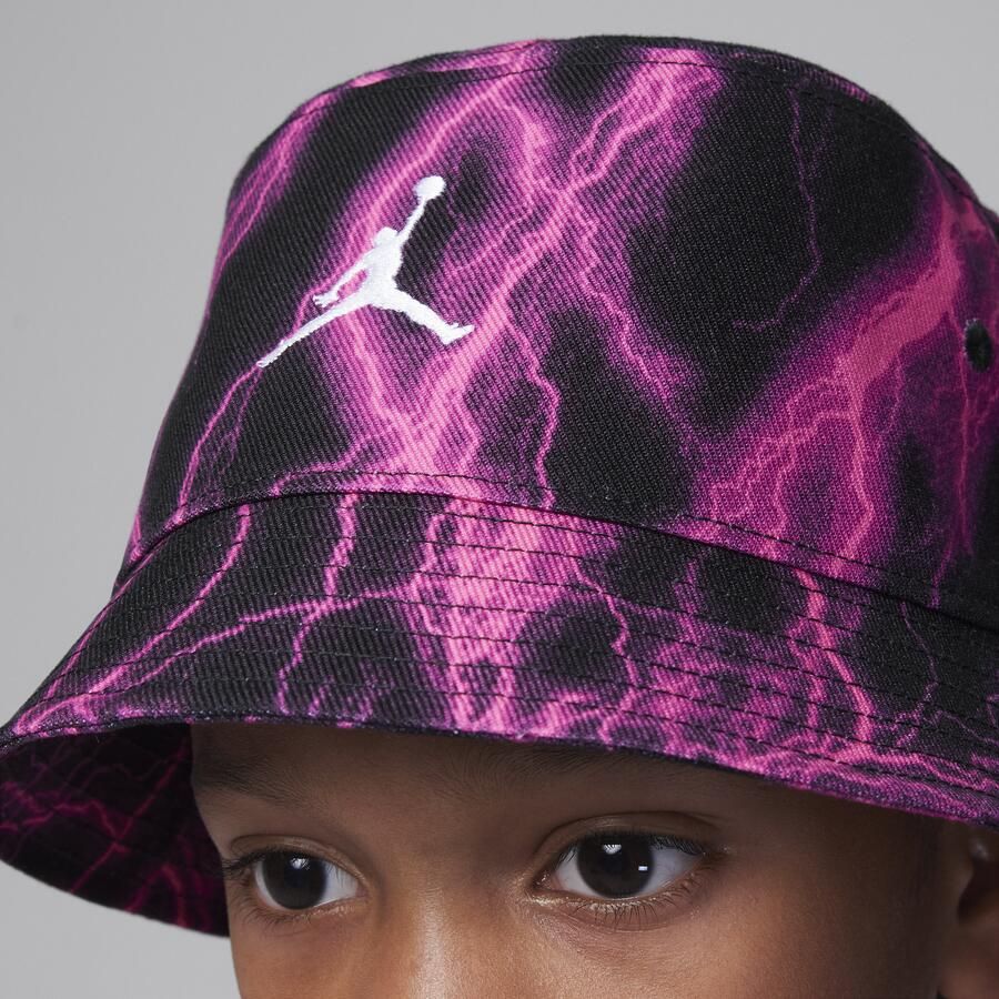 Jordan Icons vissershoedje voor kids Zwart - Foto 3