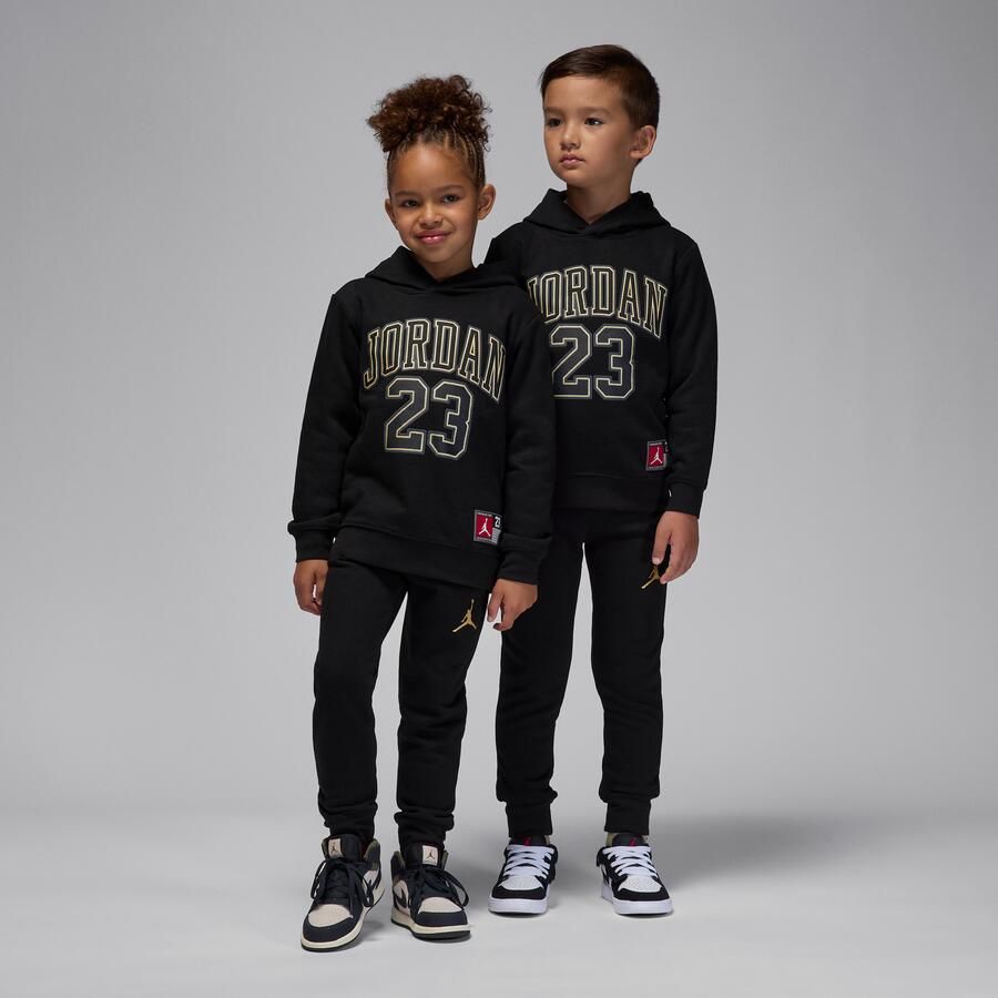 Jordan Jersey Pack Pullover Set tweedelige hoodieset voor kleuters Zwart - Foto 4