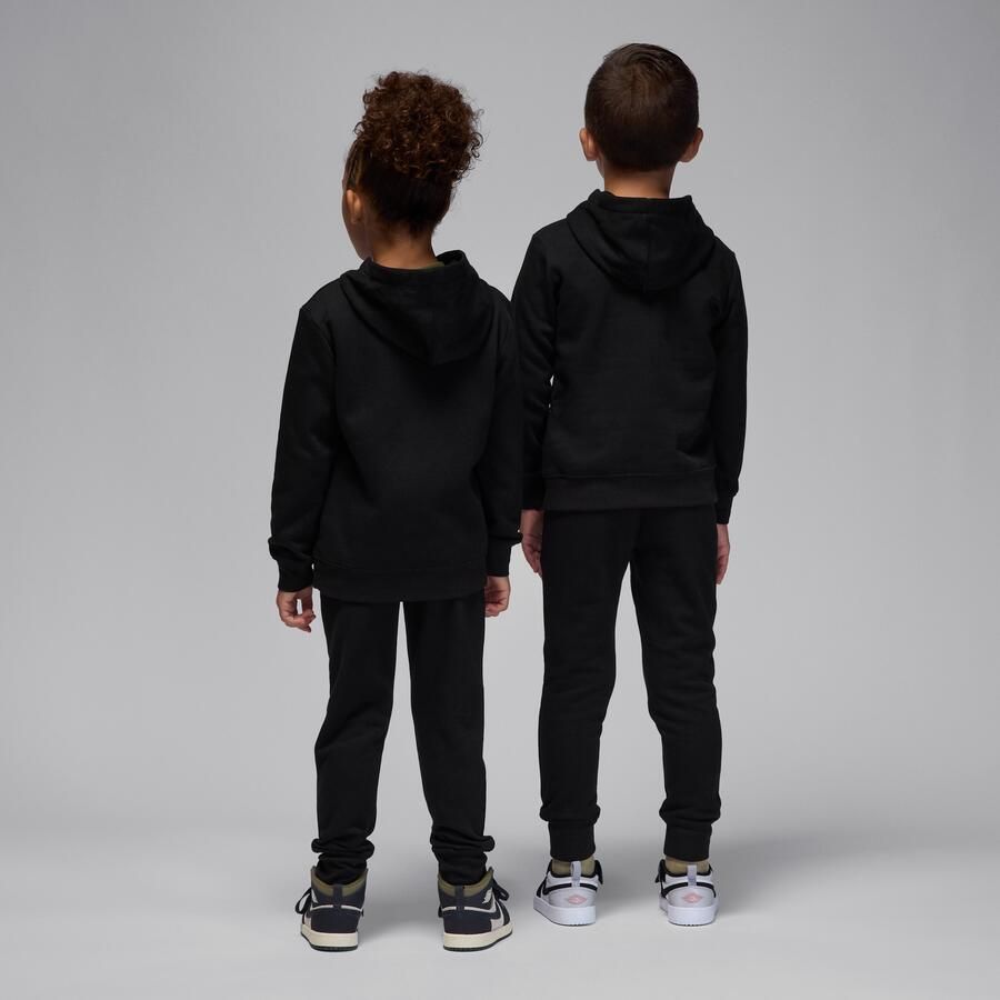 Jordan Jersey Pack Pullover Set tweedelige hoodieset voor kleuters Zwart