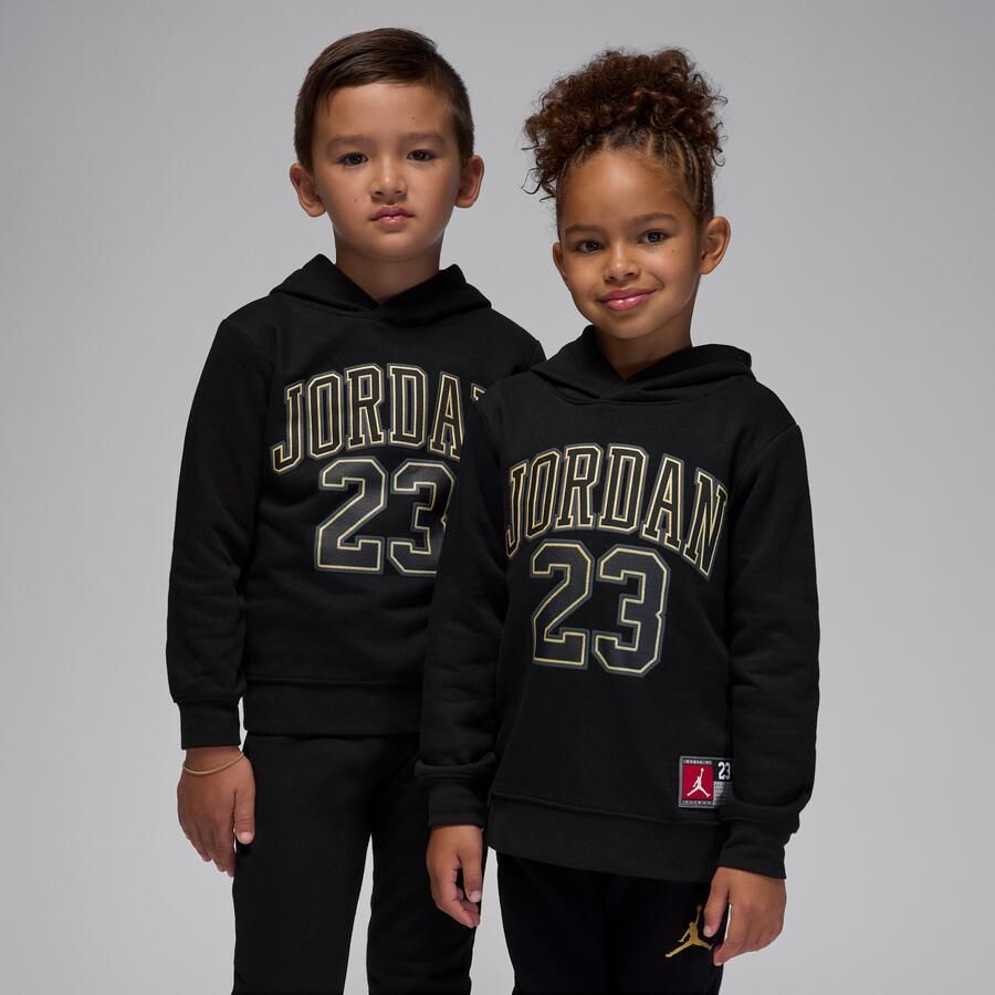 Jordan Jersey Pack Pullover Set tweedelige hoodieset voor kleuters Zwart - Foto 2