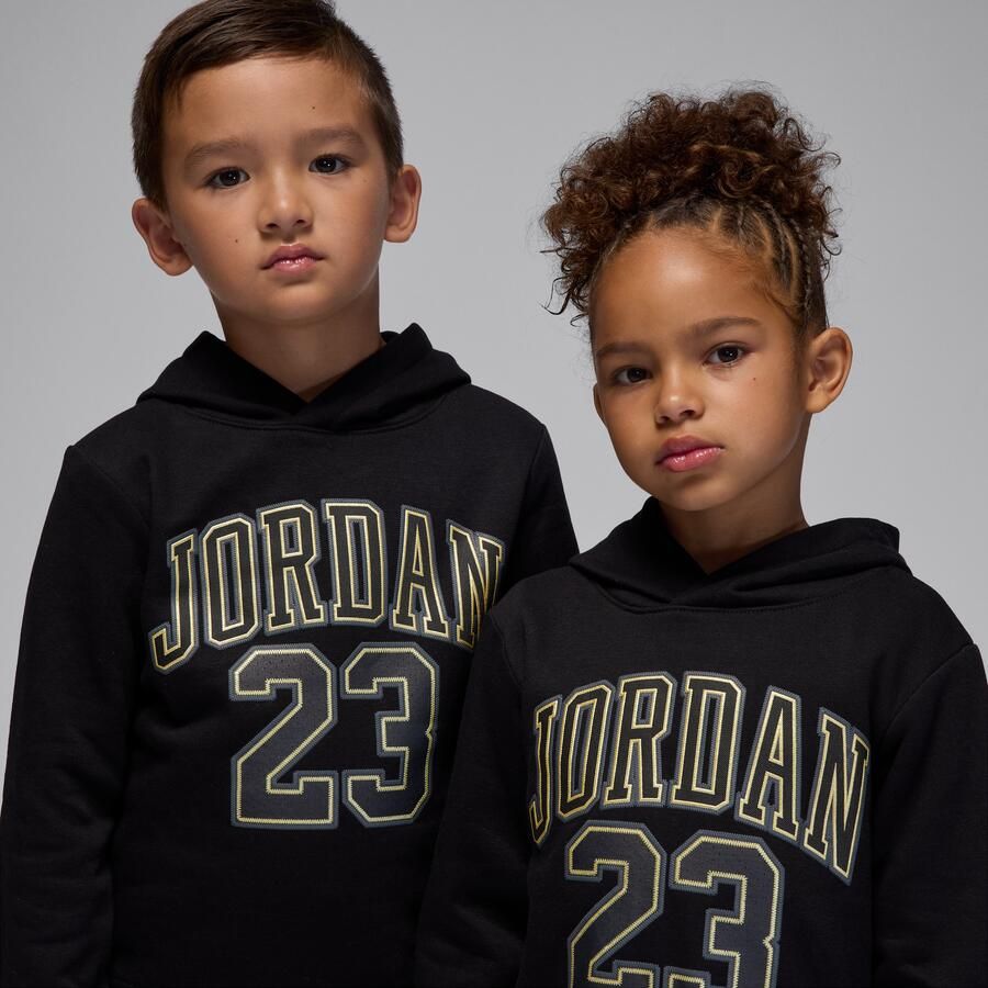 Jordan Jersey Pack Pullover Set tweedelige hoodieset voor kleuters Zwart - Foto 3