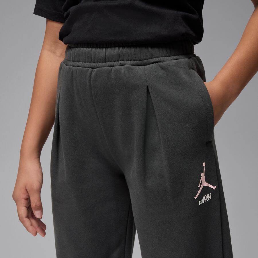 Jordan Jumpman Club fleecebroek met plooien voor kids Zwart - Foto 2