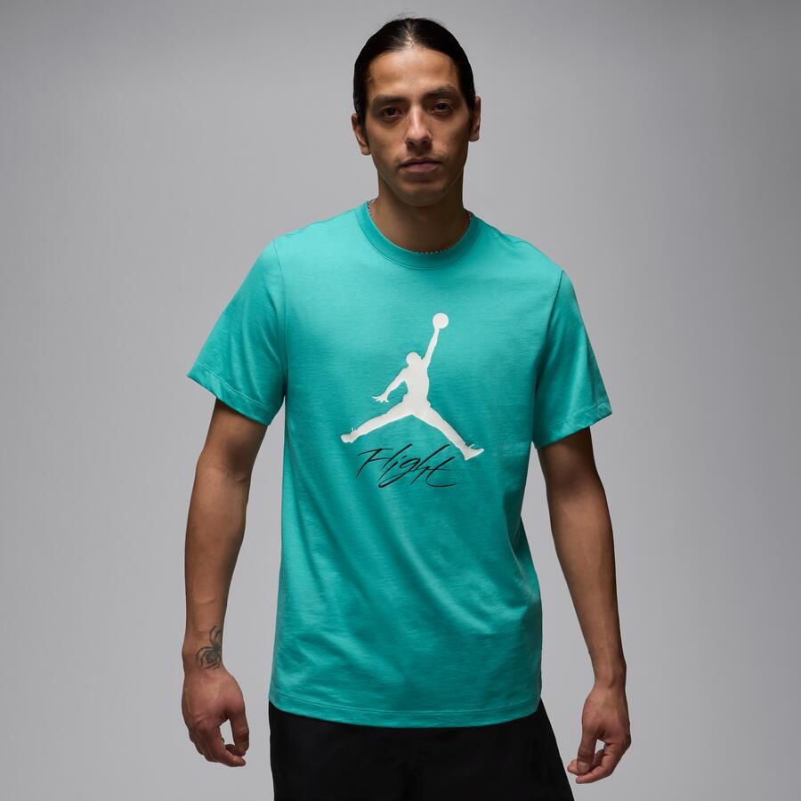 Jordan Jumpman Flight T-shirt voor heren Groen - Foto 4