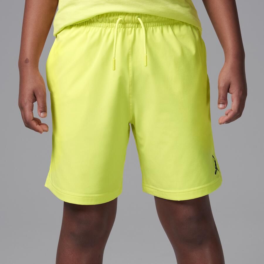 Jordan Jumpman geweven speelshorts voor kids Geel