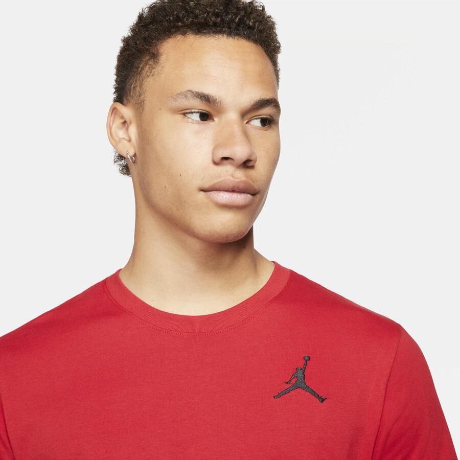 Jordan Jumpman T-shirt met korte mouwen voor heren Rood