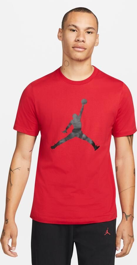 Jordan Jumpman Crew T-Shirt Rood Zwart Red Heren - Foto 5