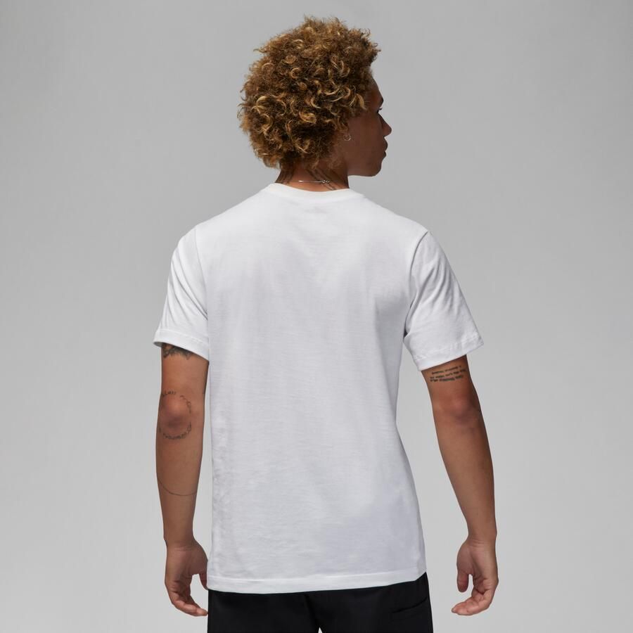 Jordan Jumpman Crew T-Shirt Wit Zwart White Heren - Foto 5