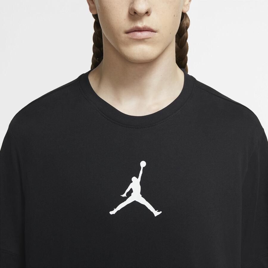 Jordan Jumpman Short-sleeve Crew T-shirts Kleding black white maat: M beschikbare maaten:M L